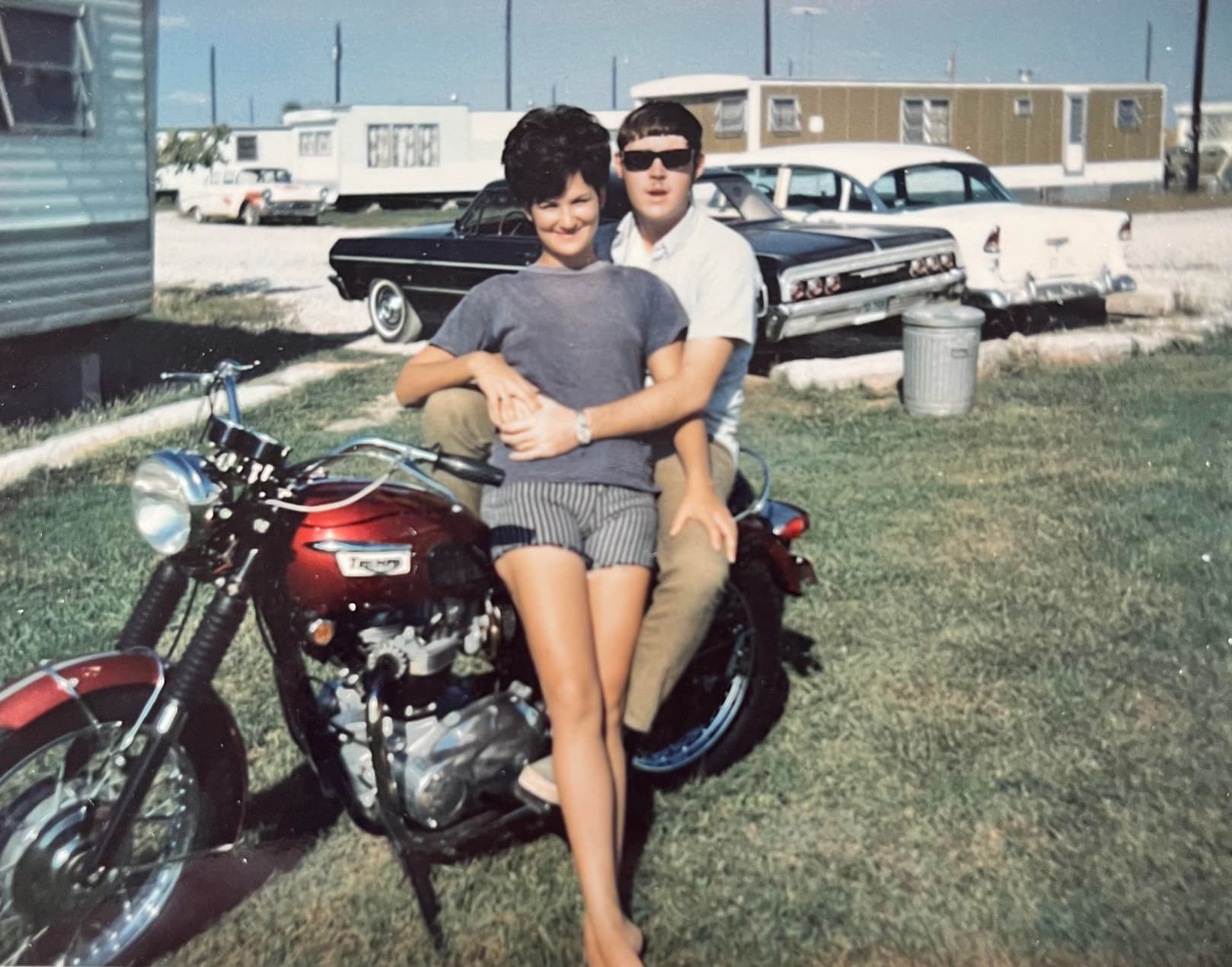 “My grandparents in 1968 right after they got married.”